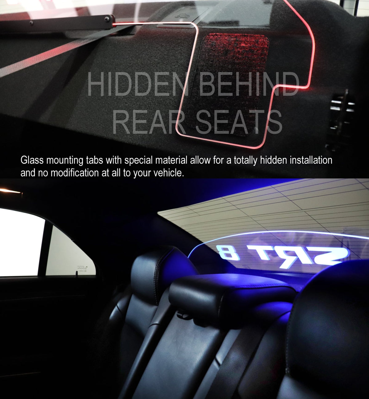WindRestrictor® 2006-Up Dodge Charger Rear Add On Glow Plate image 14