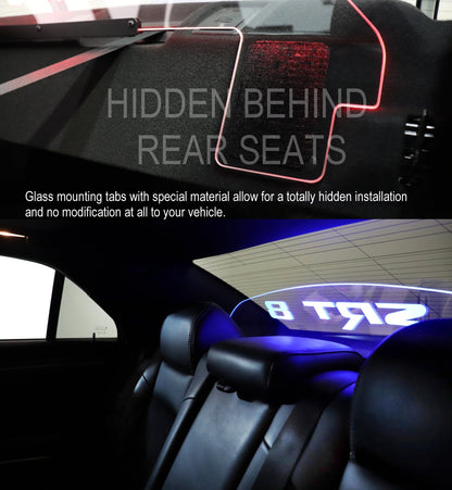 WindRestrictor® 2006-Up Dodge Charger Rear Add On Glow Plate image 14