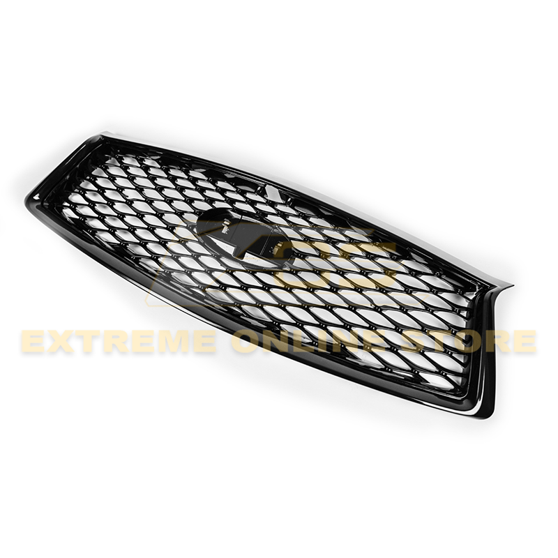 2018-Up Infiniti Q50 Front Bumper Grille Cover image 1