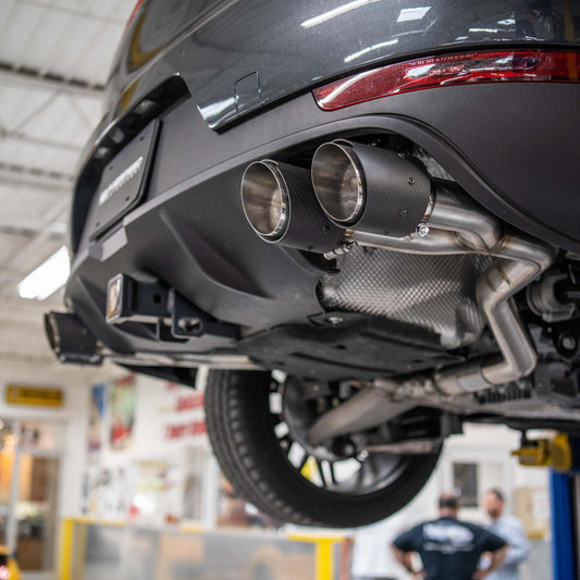 Fabspeed Porsche Macan S / GTS V6 Rear Slip-on Sport Exhaust (2022+)