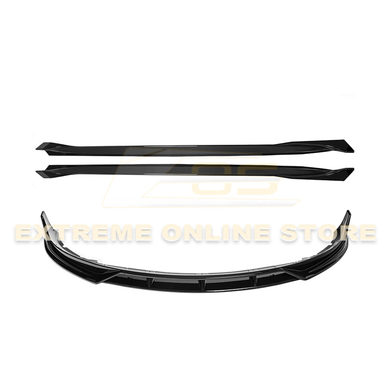2017-23 Tesla Model 3 Performance Front Splitter & Side Skirts image 1