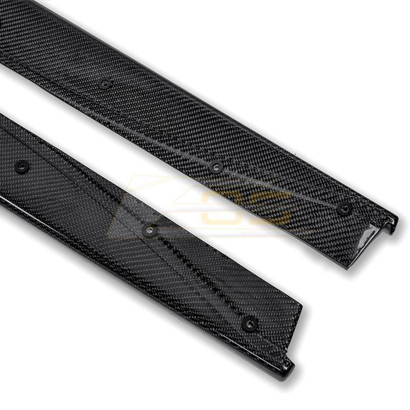 2014-20 BMW F80 M3 Carbon Fiber Front Splitter & Side Skirts image 15
