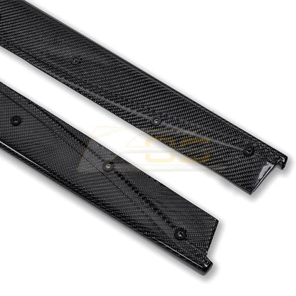 2014-20 BMW F80 M3 Carbon Fiber Front Splitter & Side Skirts image 15