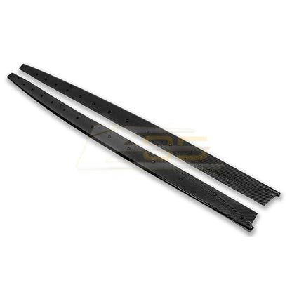 2014-20 BMW F80 M3 Carbon Fiber Front Splitter & Side Skirts image 13