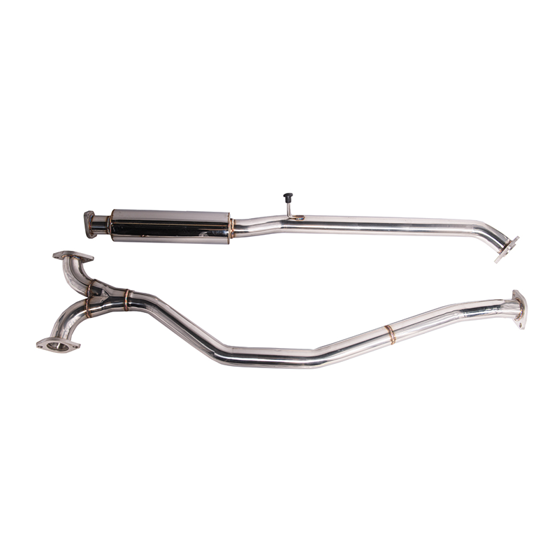2016-21 Honda Civic EX-L EX LX Touring 1.5T | Resonated 2.5 Inch Mid Pipe Exhaust image 1