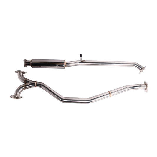 2016-21 Honda Civic EX-L EX LX Touring 1.5T | Resonated 2.5 Inch Mid Pipe Exhaust image 1