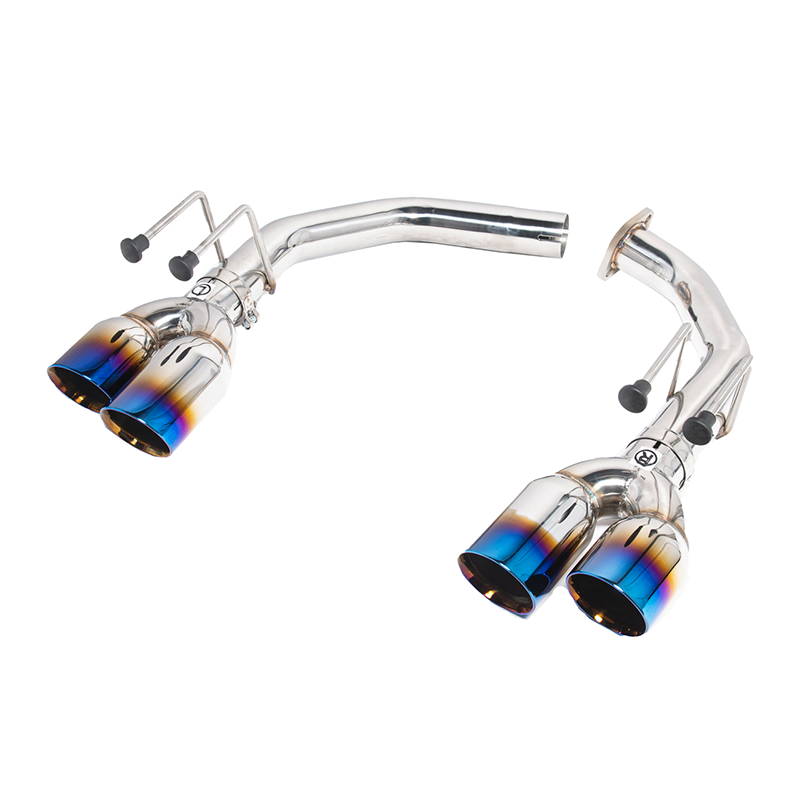 2021-Up Acura TLX Stainless Steel Muffler Delete Quad Tips Axle Back Exhaust image 10
