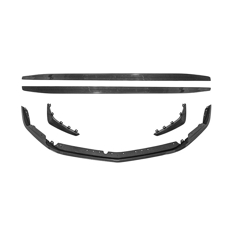 2020-Up Cadillac CT4-V Blackwing Front Lip Splitter Winglets Side Skirts image 2