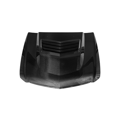 2009-15 Cadillac CTS-V Carbon Fiber Middle Vented Front Bumper Hood image 2