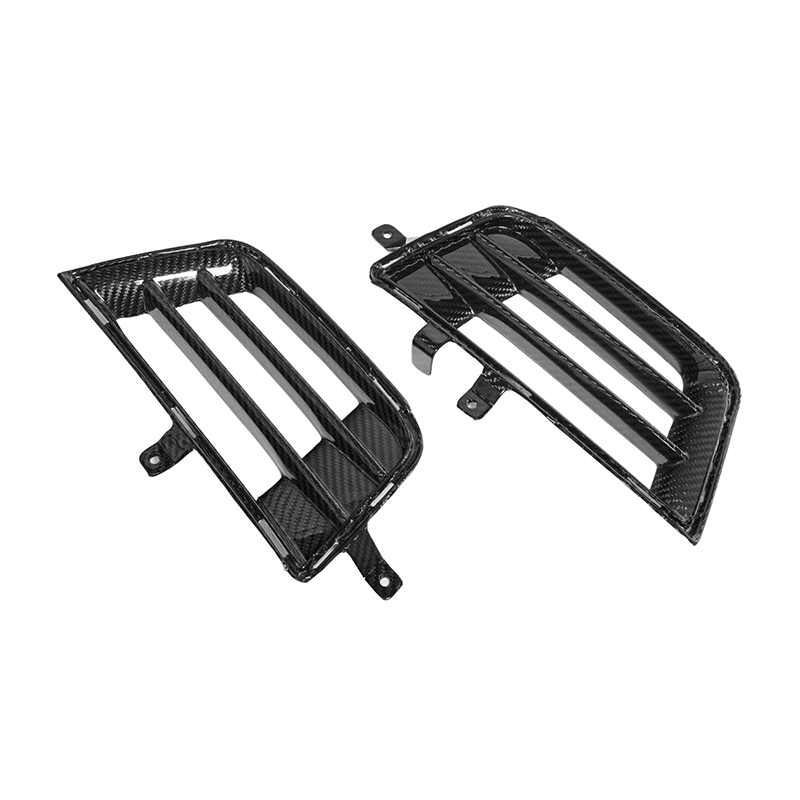 2016-19 Cadillac ATS-V Dry Carbon Fiber Front Grille Accent Bezel Insert image 2