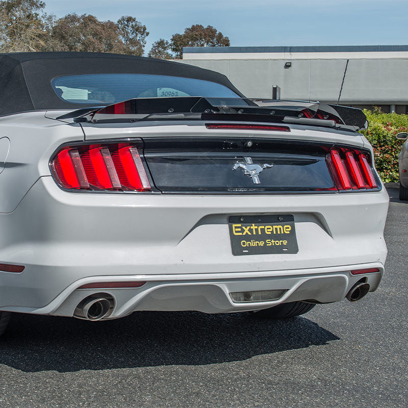 2015-23 Ford Mustang GT350 Rear Spoiler W/ Wicker-Bill Flap Insert image 2