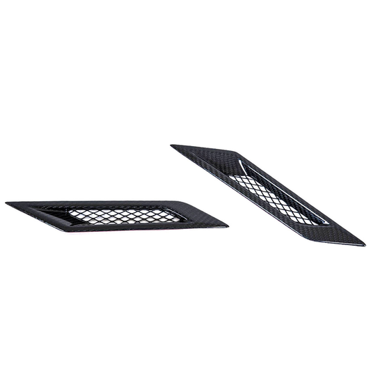 2009-15 Cadillac CTS-V Dry Carbon Fiber Side Bumper Fender Vents image 2