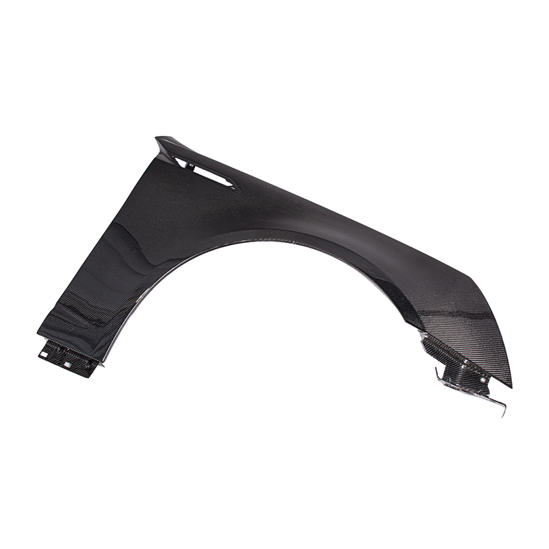 2009-15 Cadillac CTS-V Carbon Fiber Front Side Fender Trim Cover image 2