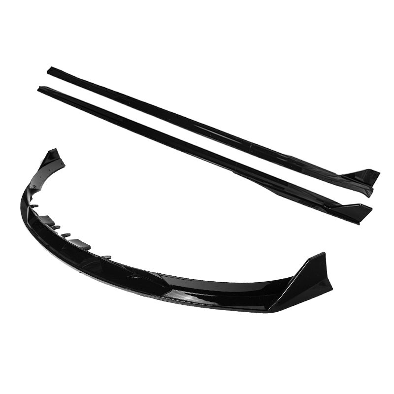 2017-23 Tesla Model 3 Track Front Lip Splitter Side Skirts image 2