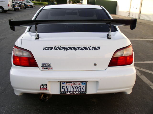 GTC-200 60.5" Carbon Fiber Adjustable Wing-Subaru WRX 2002-2007