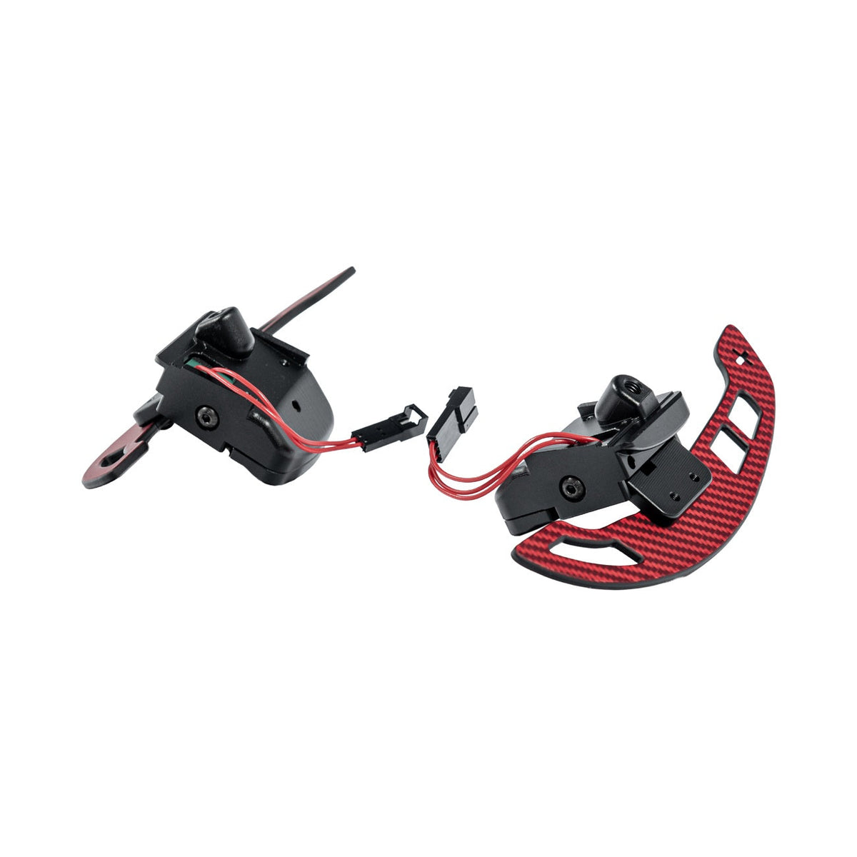 Corvette Carbon Fiber Steering Wheel Magnetic Paddle Shifter Pair image 2