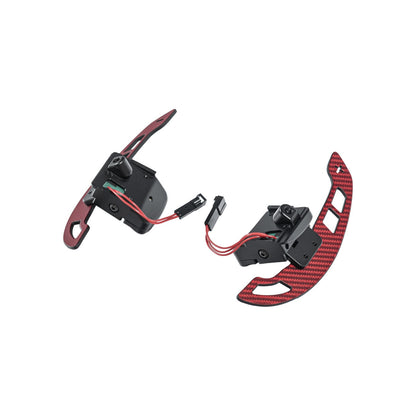 Corvette Carbon Fiber Steering Wheel Magnetic Paddle Shifter Pair image 3