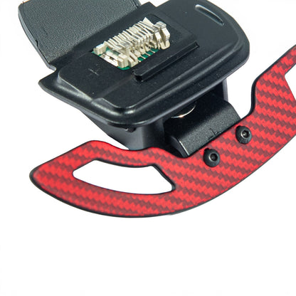 Corvette C8 Carbon Fiber Steering Wheel Magnetic Paddle Shifters image 4