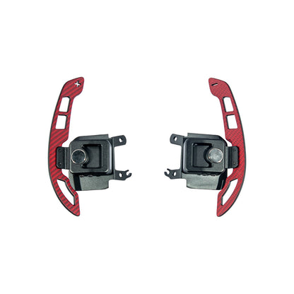 Corvette C8 Carbon Fiber Steering Wheel Magnetic Paddle Shifters image 1