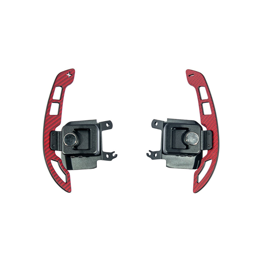 Corvette C8 Carbon Fiber Steering Wheel Magnetic Paddle Shifters image 1