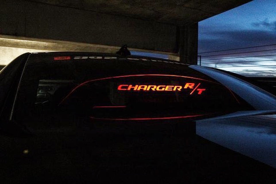 WindRestrictor® 2006-Up Dodge Charger Rear Add On Glow Plate image 27