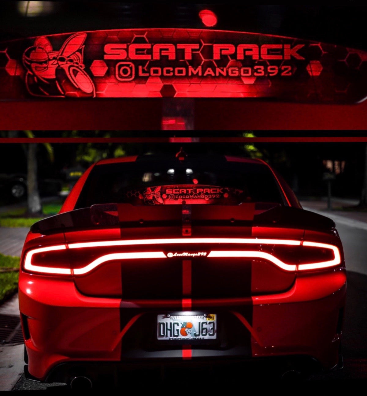 WindRestrictor® 2006-Up Dodge Charger Rear Add On Glow Plate image 19