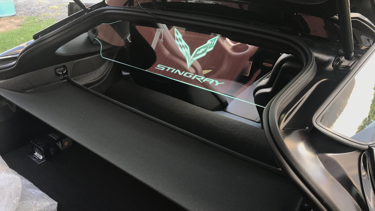WindRestrictor® C7 Coupe Rear Add On Glow Plate image 10