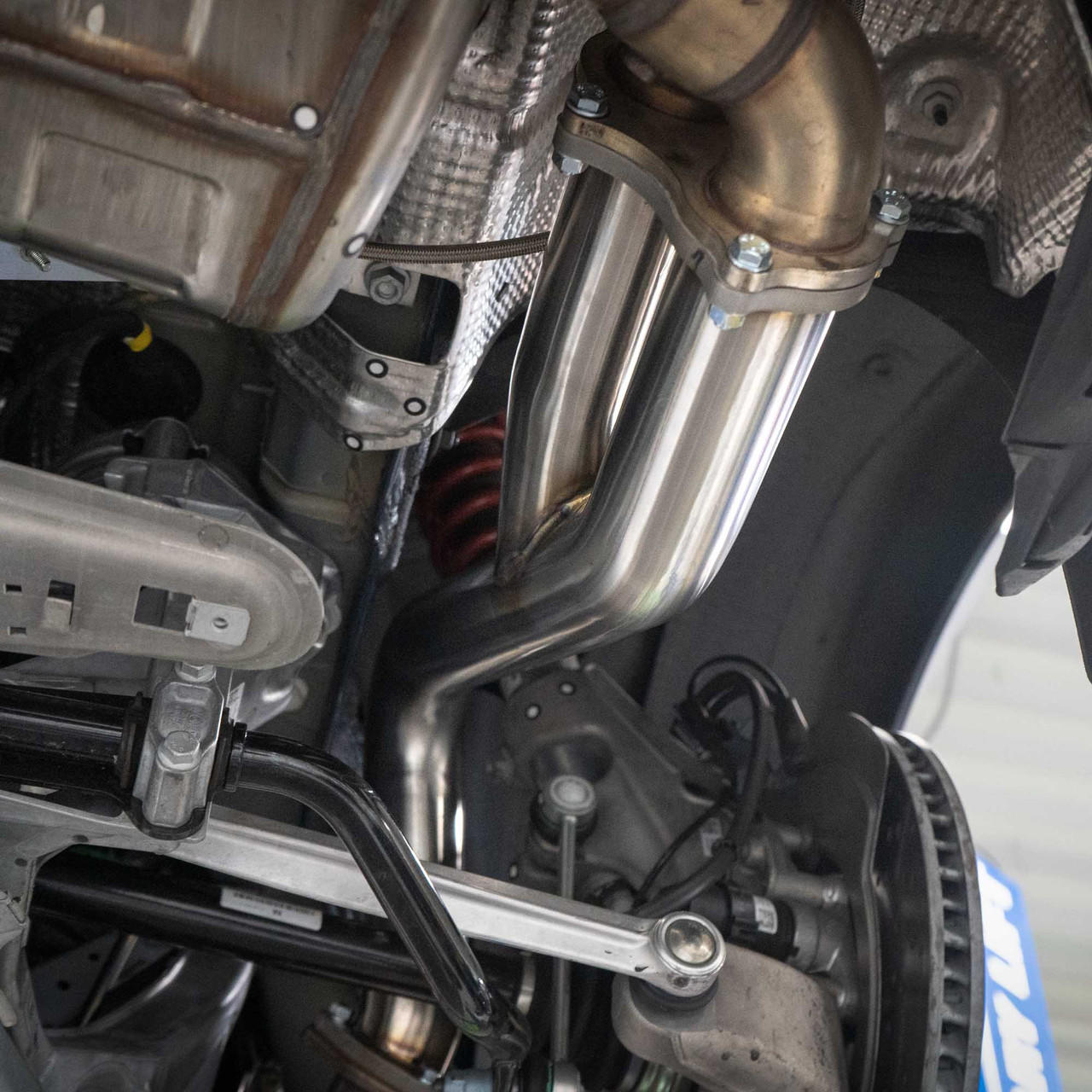 Fabspeed Porsche 718 GT4 / GTS / Spyder Over Axle Link Pipes (2020+)