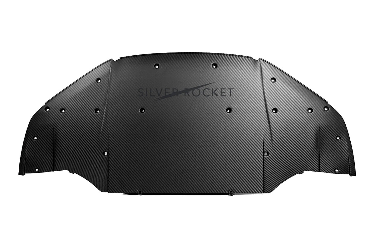 Porsche 718 GT4 RS Silver Rocket Ultra Downforce Front Carbon Fiber Aeroshield