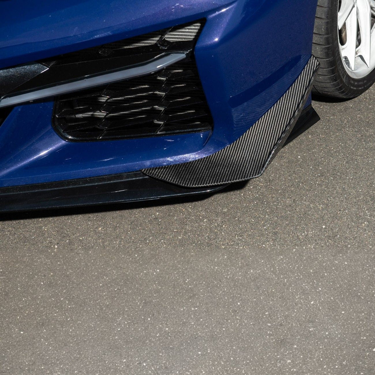 Corvette C8 Carbon Fiber Z07 Performance Package Front Canards image 8