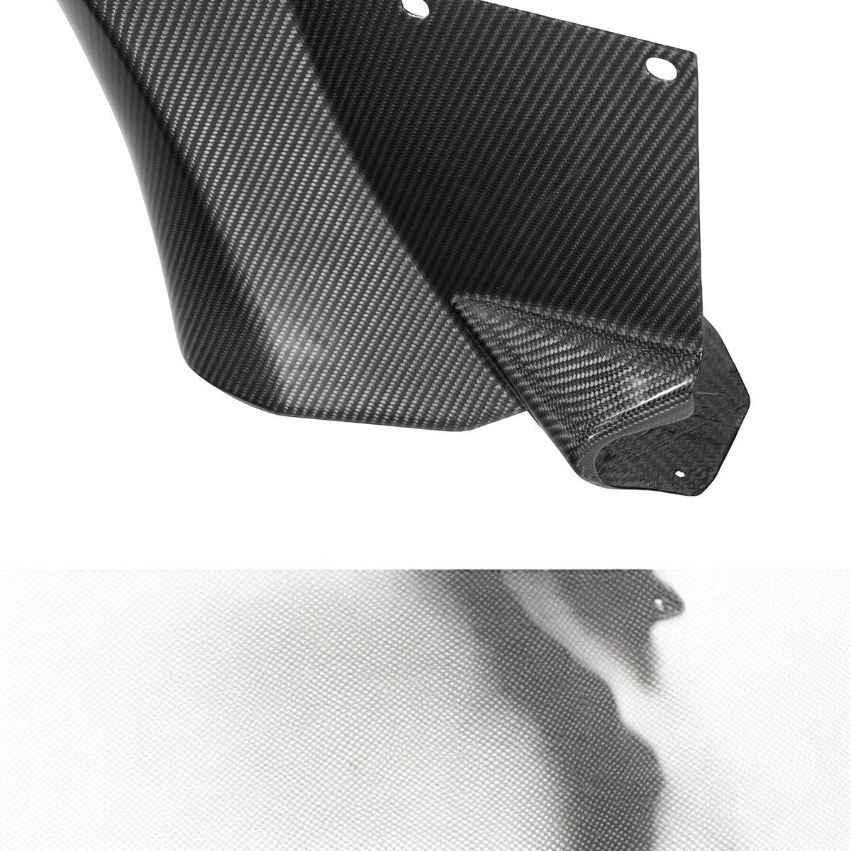 Corvette C6 Carbon Fiber Factory Style Front Fender Rear Extension Splash Guards image 32