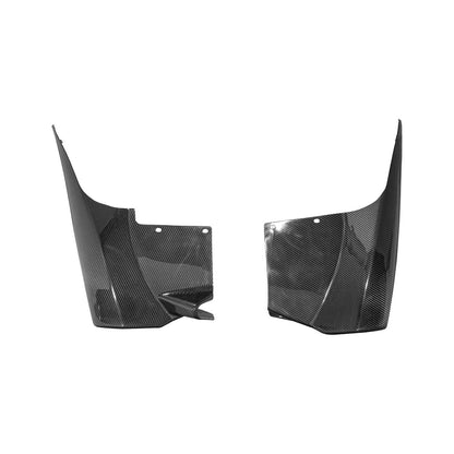 Corvette C6 Carbon Fiber Factory Style Front Fender Rear Extension Splash Guards image 23