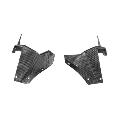 Corvette C6 Carbon Fiber Factory Style Front Fender Rear Extension Splash Guards image 26
