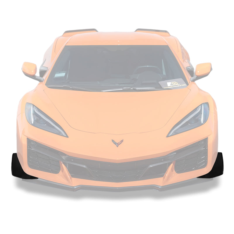Chevrolet Corvette C8 Z06 / E-Ray DRY CARBON FIBER Front Side Canards image 1