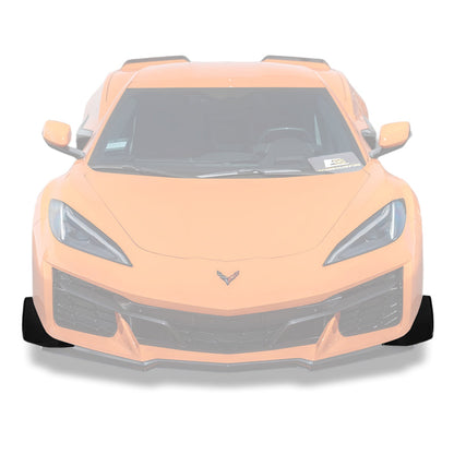Chevrolet Corvette C8 Z06 / E-Ray DRY CARBON FIBER Front Side Canards image 1