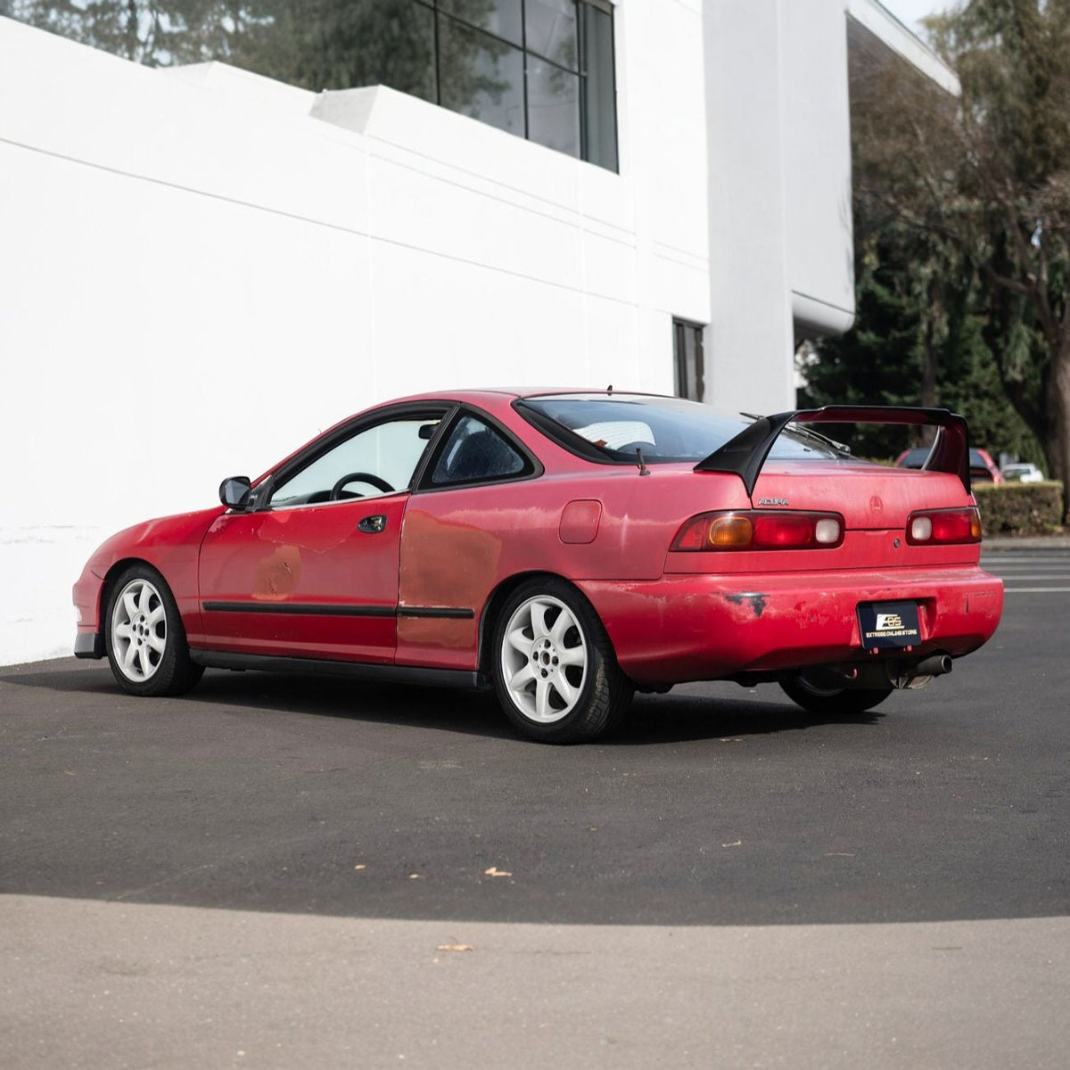1994-2001 Acura Integra Mugen Gen.1 Style Rear Trunk Lid High Wing Spoiler image 9