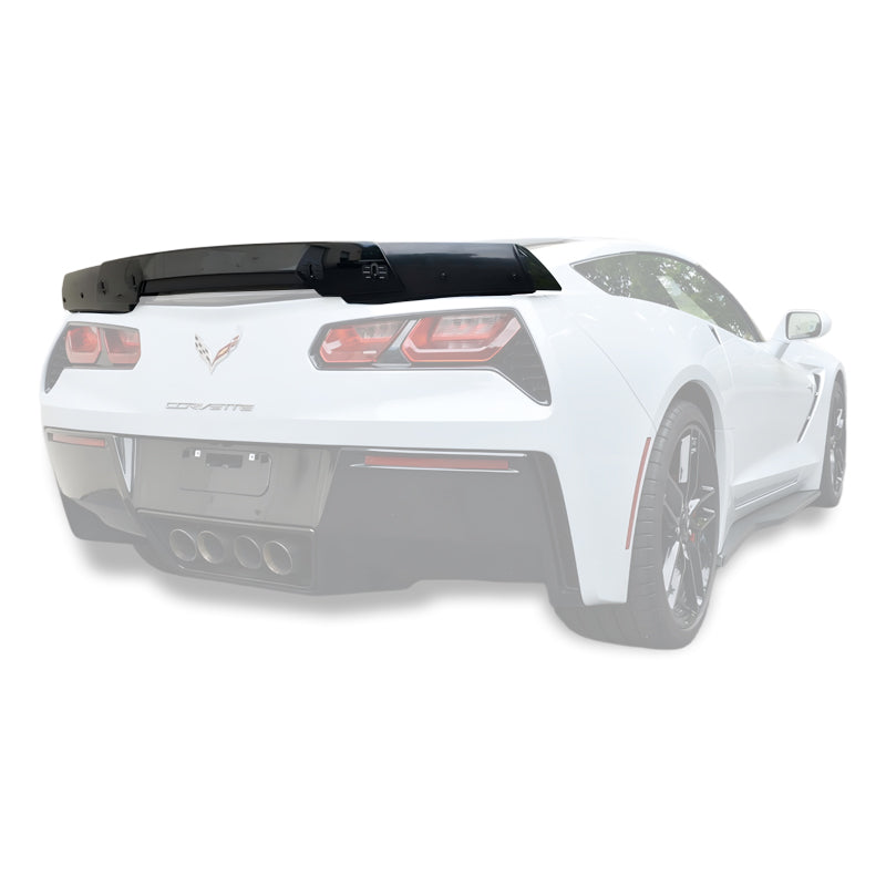 Corvette C7 Stage 3 Rear Spoiler W/ Wickerbill Extension image 1