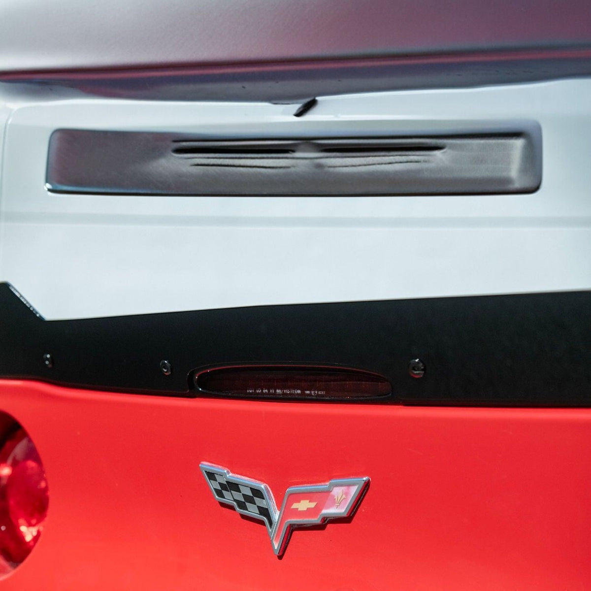 Corvette C6 ZR1 Extended Rear Trunk Lid Wing Spoiler image 19