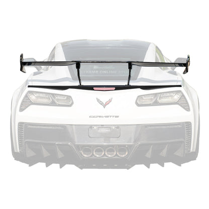 Corvette C7 ZR1 ZTK Conversion Rear Spoiler High Wing With Wing Riser image 2