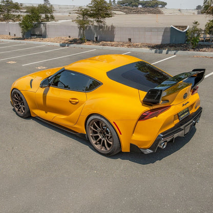 2020-Up Toyota GR Supra ST Style Glossy Black Rear Trunk Lid Wing Spoiler image 13