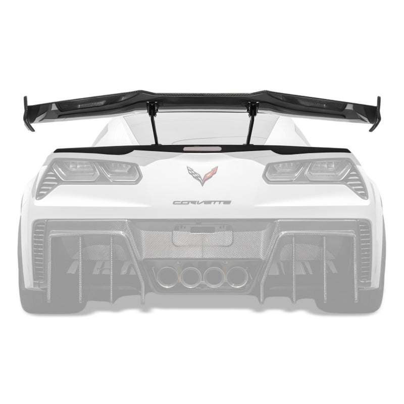 Corvette C7 ZR1 ZTK Conversion Extended Rear Spoiler High Wing image 1