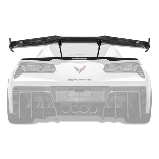 Corvette C7 ZR1 ZTK Conversion Extended Rear Spoiler High Wing image 1
