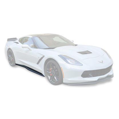 Corvette C7 Z06 Conversion Side Skirts Rocker Panels image 1