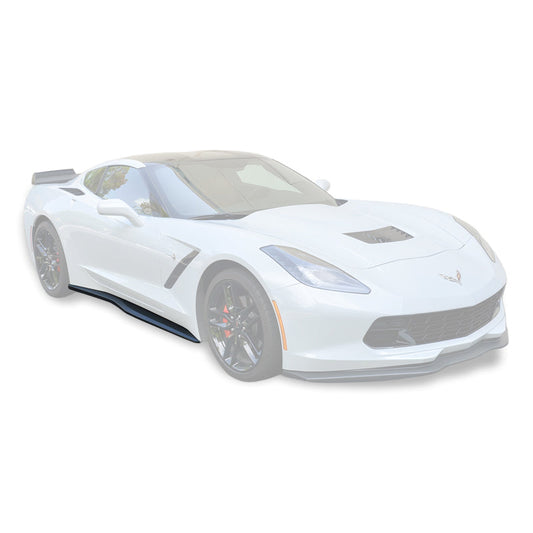 Corvette C7 Z06 Conversion Side Skirts Rocker Panels image 1