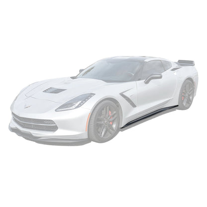 Corvette C7 EOS Performance Side Skirts Rocker Panels image 1