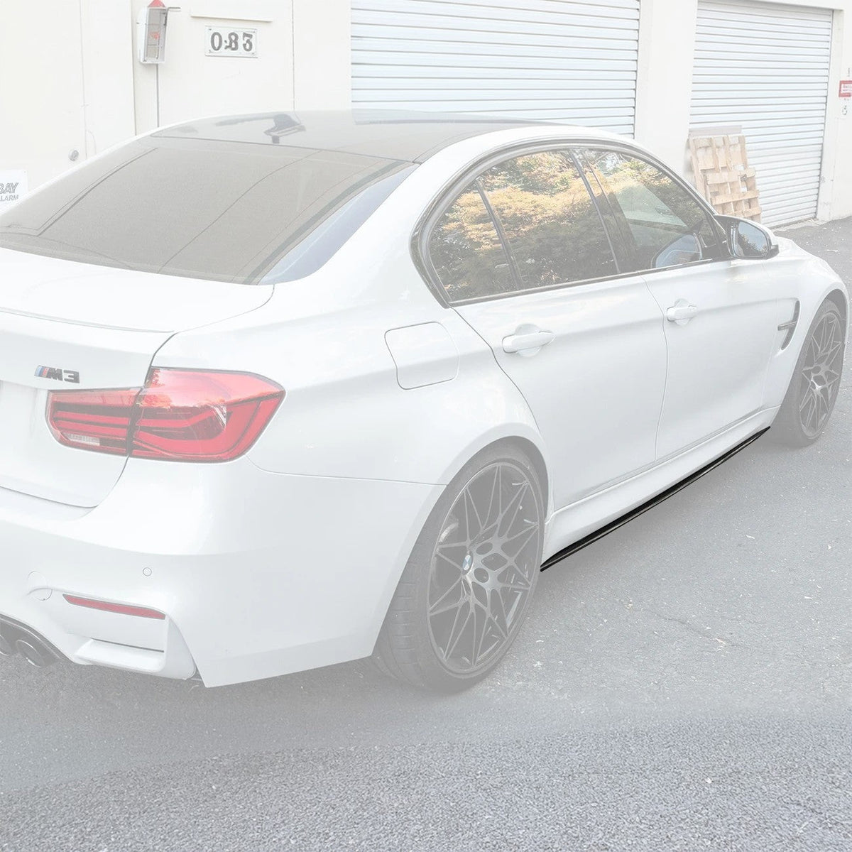 2014-20 BMW F80 M3 Extended Carbon Fiber Side Skirts Rocker Panels image 2
