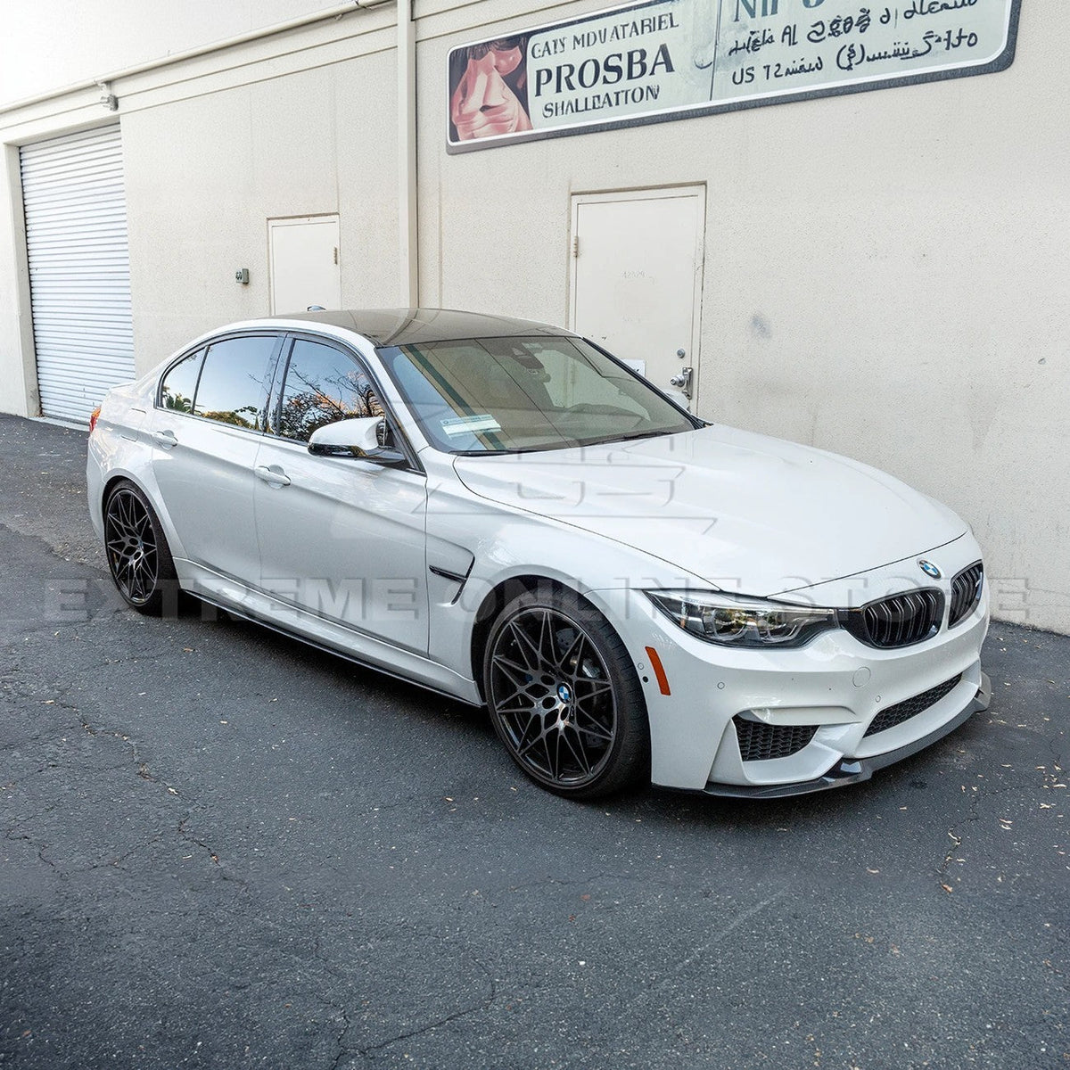 2014-20 BMW F80 M3 Carbon Fiber Side Skirts Rocker Panels image 6