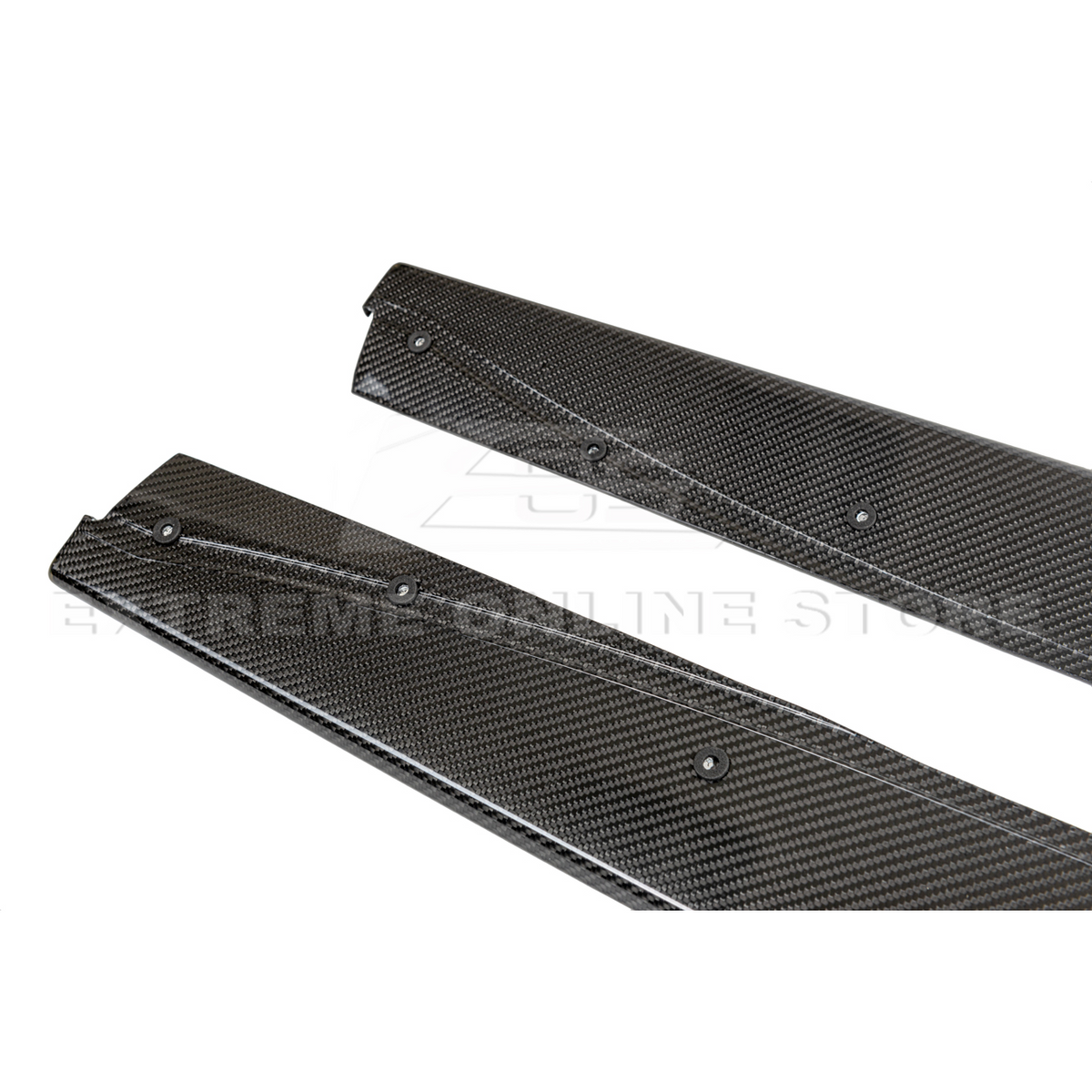 2014-20 BMW F80 M3 Extended Carbon Fiber Side Skirts Rocker Panels image 6