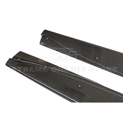 2014-20 BMW F80 M3 Extended Carbon Fiber Side Skirts Rocker Panels image 6