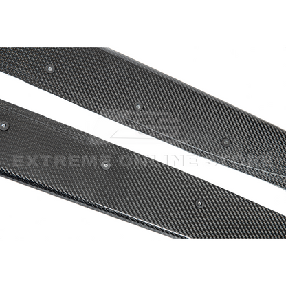 2014-20 BMW F80 M3 Extended Carbon Fiber Side Skirts Rocker Panels image 9